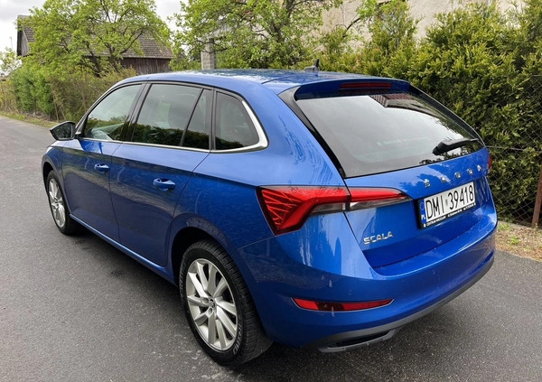 Skoda Scala cena 57500 przebieg: 164200, rok produkcji 2020 z Milicz małe 137